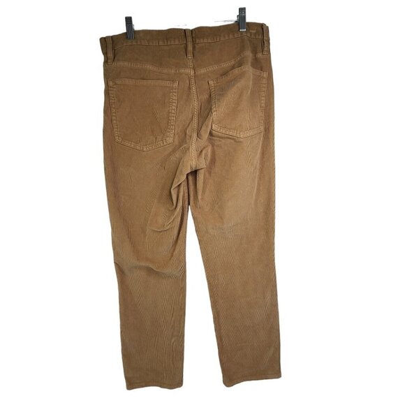 J CREW HIGH RISE VINTAGE SLIM STRAIGHT CORDUROY PANTS Size 31 - Picture 6 of 10